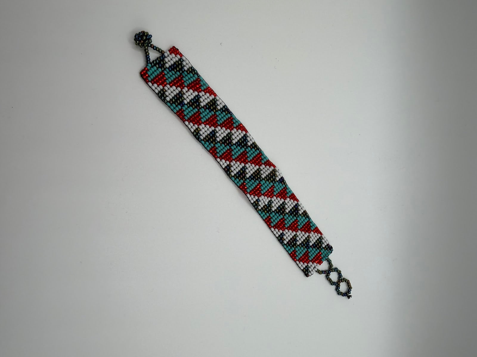 Beaded 1/4 Inch Bracelet Multicolor