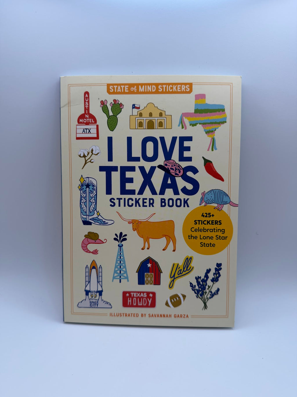I Love Texas Sticker Book cover