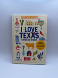 I Love Texas Sticker Book cover