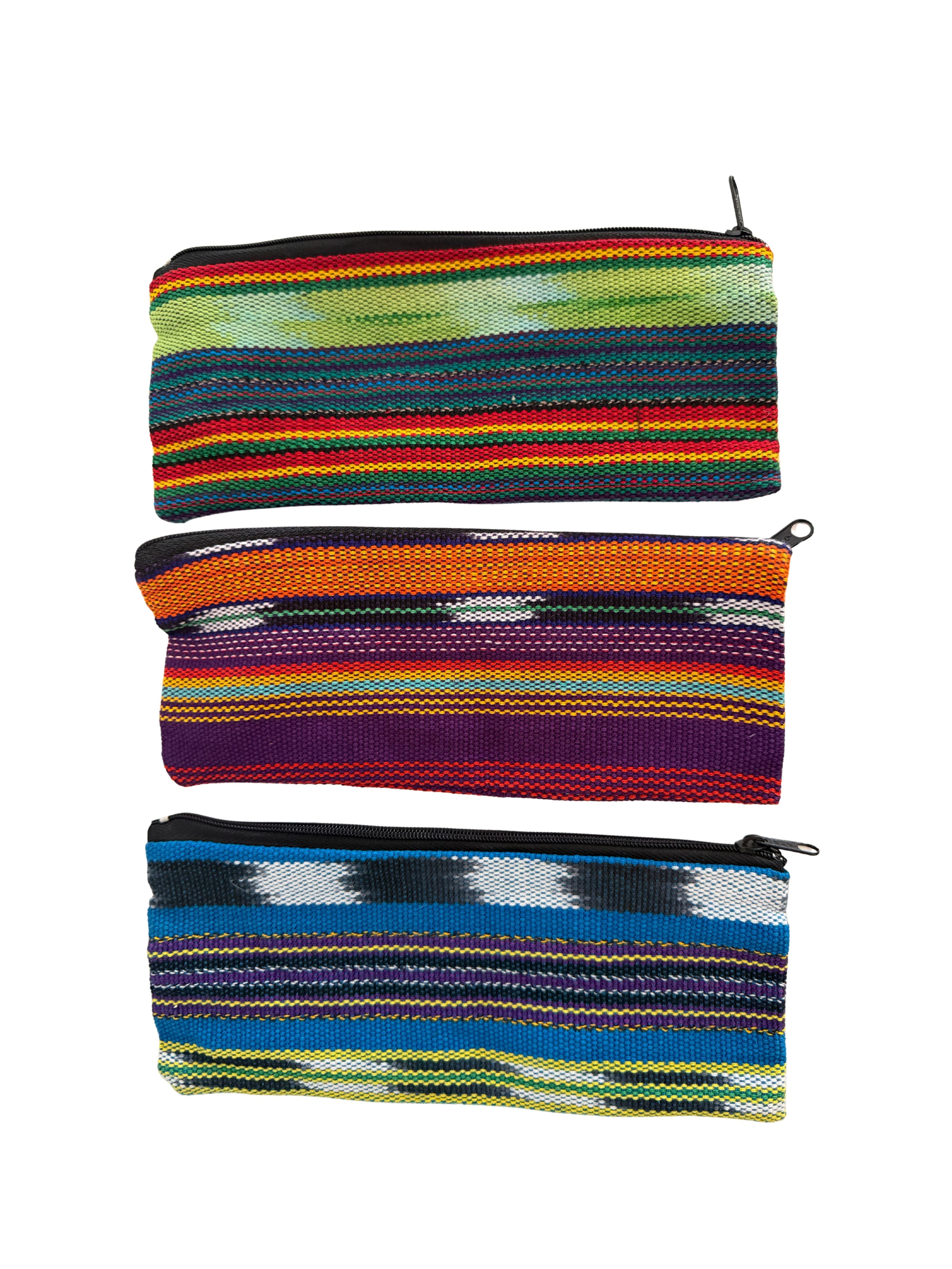 Pencil Case - Hand-Loomed Woven Cotton