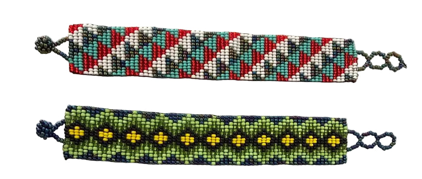 Half-Inch Rainbow Bracelet - Handmade Czech Glass